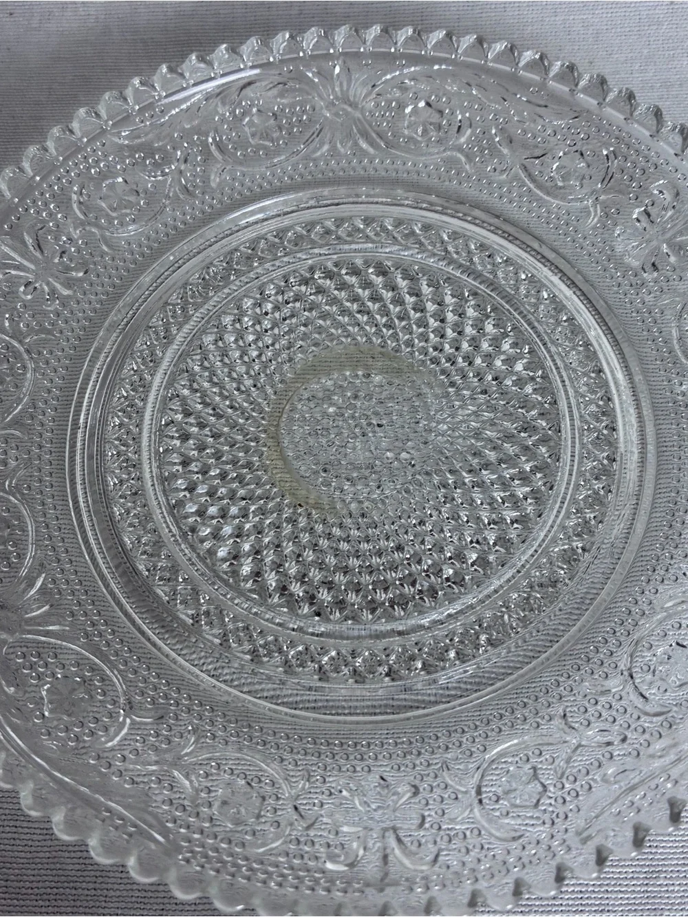 Vintage Indiana Glass Tiara Sandwich Clear 6